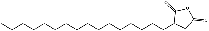ヘキサデシルこはく酸無水物 化学構造式