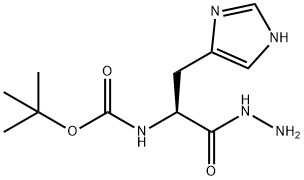 BOC-HIS-NHNH2 Structure