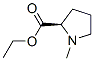 (R)-1-甲基吡咯烷-2-羧酸乙酯 结构式