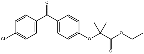 FENOFIBRIC ACID ETHYL ESTER Struktur