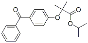 2-(4-Benzoylphenoxy)-2-methylpropanoic acid isopropyl ester Structure