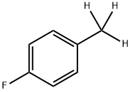 4-フルオロトルエン-Α,Α,Α-D3 化学構造式