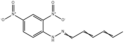 2,4-Hexadienal (2,4-dinitrophenyl)hydrazone Struktur