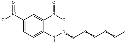 2,4-Hexadienal (2,4-dinitrophenyl)hydrazone 结构式