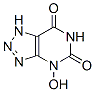 4-Hydroxy-1H-1,2,3-triazolo[4,5-d]pyrimidine-5,7(4H,6H)-dione 结构式