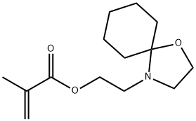 メタクリル酸2-[1-オキサ-4-アザスピロ[4.5]デカン-4-イル]エチル 化学構造式