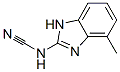 Cyanamide, (4-methyl-1H-benzimidazol-2-yl)- (9CI) 化学構造式