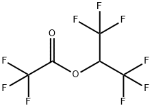 1,1,1,3,3,3-Hexafluoroisopropyl trifluoroacetate Struktur