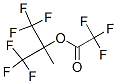 2,2,2-Trifluoro-1-methyl-1-(trifluoromethyl)ethyl=trifluoroacetate Struktur