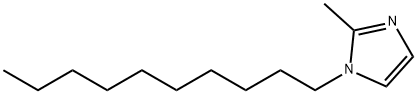 1-デシル-2-メチル-1H-イミダゾール 化学構造式