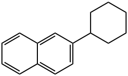 2-Cyclohexylnaphthalene 结构式