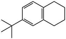 6-tert-ブチル-1,2,3,4-テトラヒドロナフタレン 化学構造式