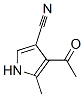 1H-Pyrrole-3-carbonitrile, 4-acetyl-5-methyl- (9CI) Struktur