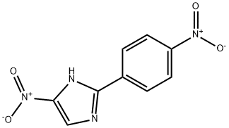 Imidazole, 2-(4-nitrophenyl)-4-nitro- Structure