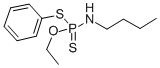 O-Ethyl S-phenyl N-butylamidodithiophosphate 结构式