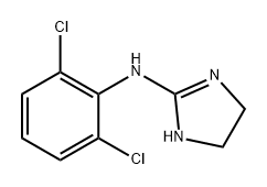 クロニジン 化学構造式