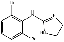 2-(2,6-ジブロモフェニルイミノ)イミダゾリジン 化学構造式