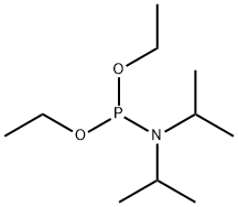 ジエチルN,N-ジイソプロピルホスホロアミダイト 化学構造式