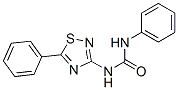 N-Phenyl-N'-(5-phenyl-1,2,4-thiadiazol-3-yl)urea Structure