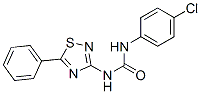 N-(4-Chlorophenyl)-N'-(5-phenyl-1,2,4-thiadiazol-3-yl)urea Structure