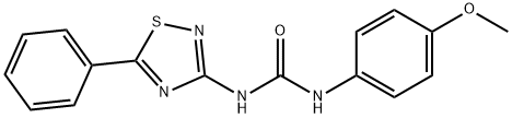N-(4-Methoxyphenyl)-N'-(5-phenyl-1,2,4-thiadiazol-3-yl)urea Structure