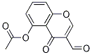 3-forMyl-4-oxo-4H-chroMen-5-yl acetate Structure
