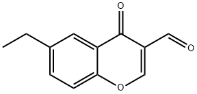 6-乙基-3-甲酰基色酮,42059-78-9,结构式