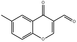6-メチルクロモン-3-カルボキシアルデヒド 化学構造式