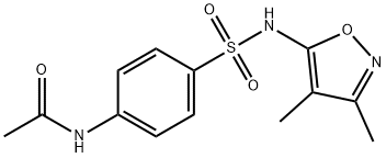 N(4)-acetylsulfisoxazole Struktur