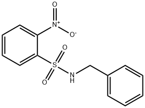 N-ベンジル-2-ニトロベンゼンスルホンアミド 化学構造式