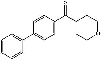联苯-4-基哌啶-4-基甲酮 结构式