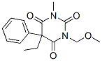 5-Ethyl-3-(methoxymethyl)-1-methyl-5-phenyl-2,4,6(1H,3H,5H)-pyrimidinetrione 结构式