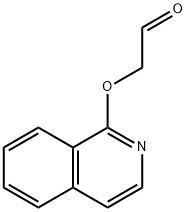 Acetaldehyde, (1-isoquinolinyloxy)- (9CI) Struktur