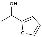 1-(2-フラニル)エタノール 化学構造式