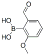 Boronic acid, (2-formyl-6-methoxyphenyl)- (9CI) Structure