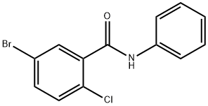 N-PHENYL 5-BROMO-2-CHLOROBENZAMIDE, 420826-50-2, 结构式