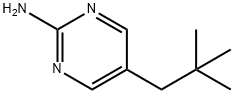 2-Pyrimidinamine, 5-(2,2-dimethylpropyl)- (9CI) Struktur