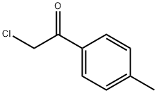 4'-メチル-α-クロロアセトフェノン 化学構造式