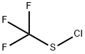 トリフルオロメタンスルフェニルクロリド 化学構造式