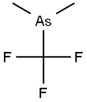 dimethyl-(trifluoromethyl)arsane Struktur