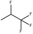 1,1,1,2-テトラフルオロプロパン (FC-254EB) 化学構造式