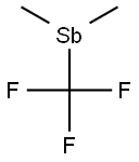 dimethyl-(trifluoromethyl)stibane Struktur