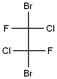 1,2-Dichloro-1,2-dibromo-1,2-difluoroethane,421-69-2,结构式