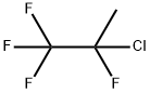 2-クロロ-1,1,1,2-テトラフルオロプロパン 化学構造式