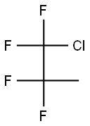 1-Chloro-1,1,2,2-tetrafluoropropane Structure