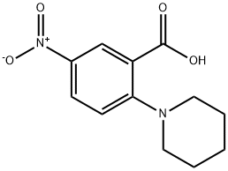 5-硝基-2-哌啶-1-基苯甲酸, 42106-50-3, 结构式