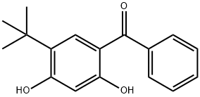 5-叔-丁基-2,4-二羟基苯并苯基酮, 4211-67-0, 结构式