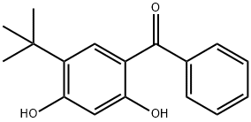 2,4-DIHYDROXY-5-TERT-BUTYLBENZOPHENONE Structure