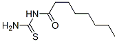 N-[アミノ(チオキソ)メチル]オクタンアミド 化学構造式