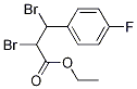 Benzenepropanoic acid, .alpha.,.beta.-dibroMo-4-fluoro-, ethyl e Struktur